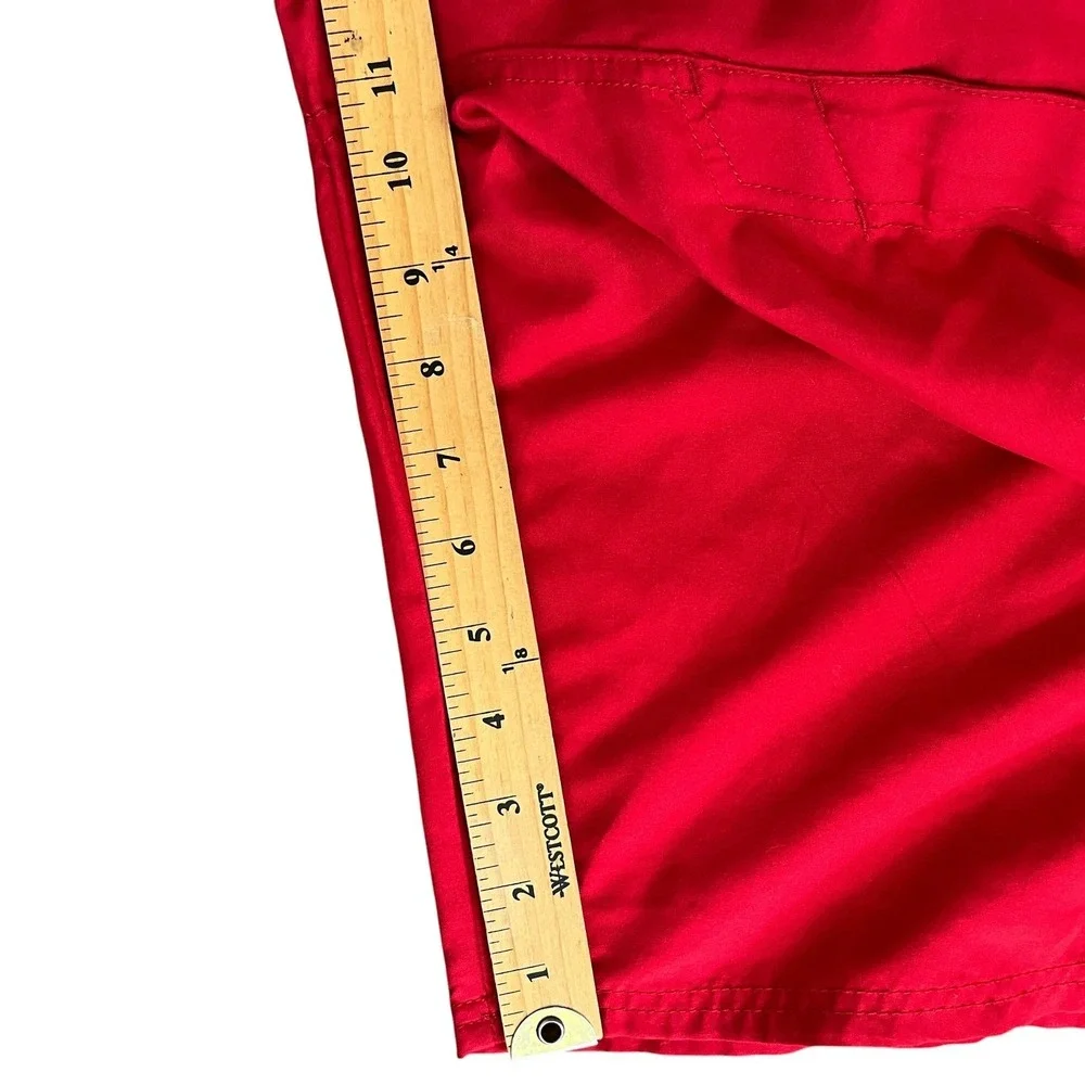 NFL Team Apparel San Francisco 49ers Board Shorts Mens XXL Red White Stripd Logo
